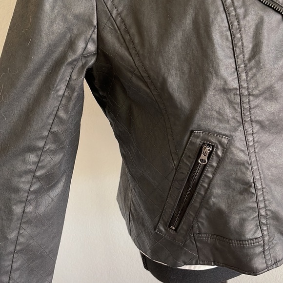 Black Loft biker type jacket. Like new condition. - Picture 4 of 14